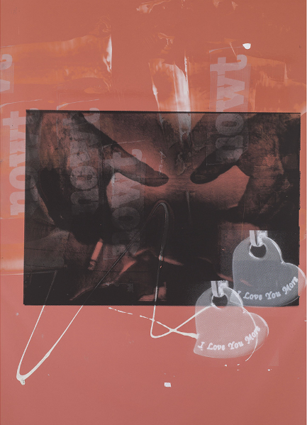 Heat Wrap Vinyl, silkscreen print and paint on aluminum