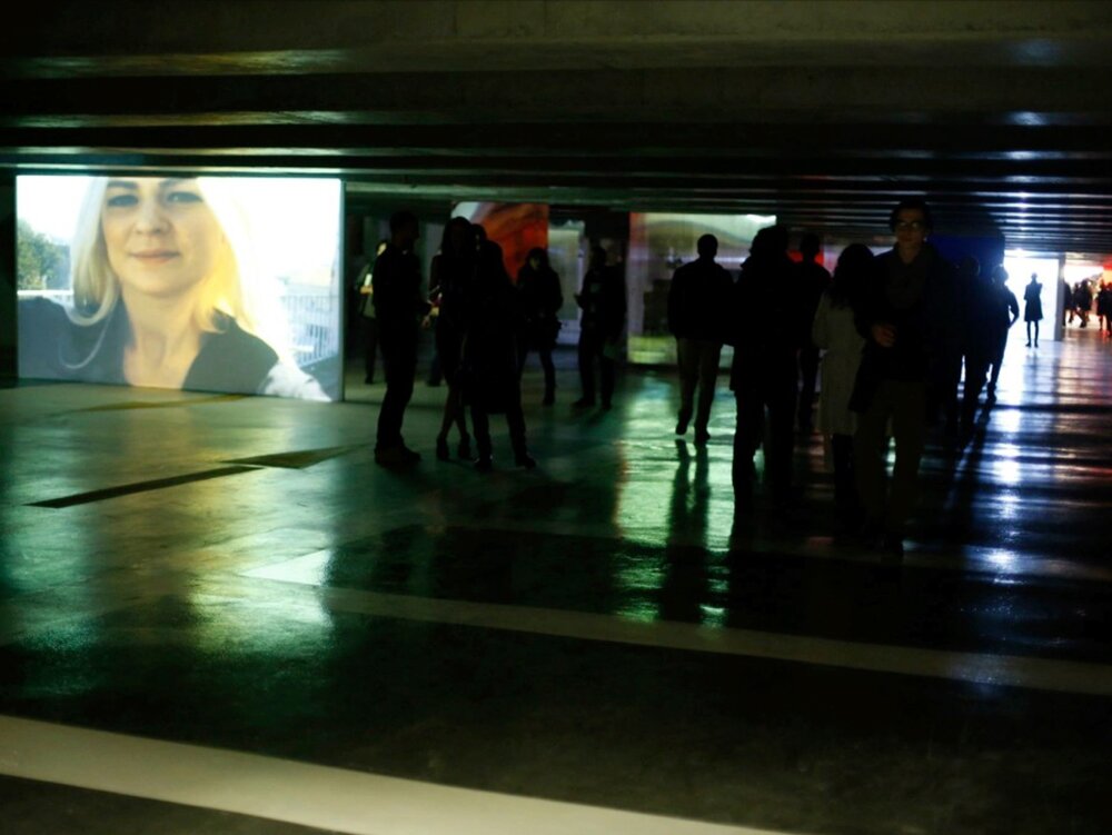 Video installation