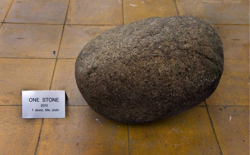 (Image 1 of 2) 2 stones, title plate