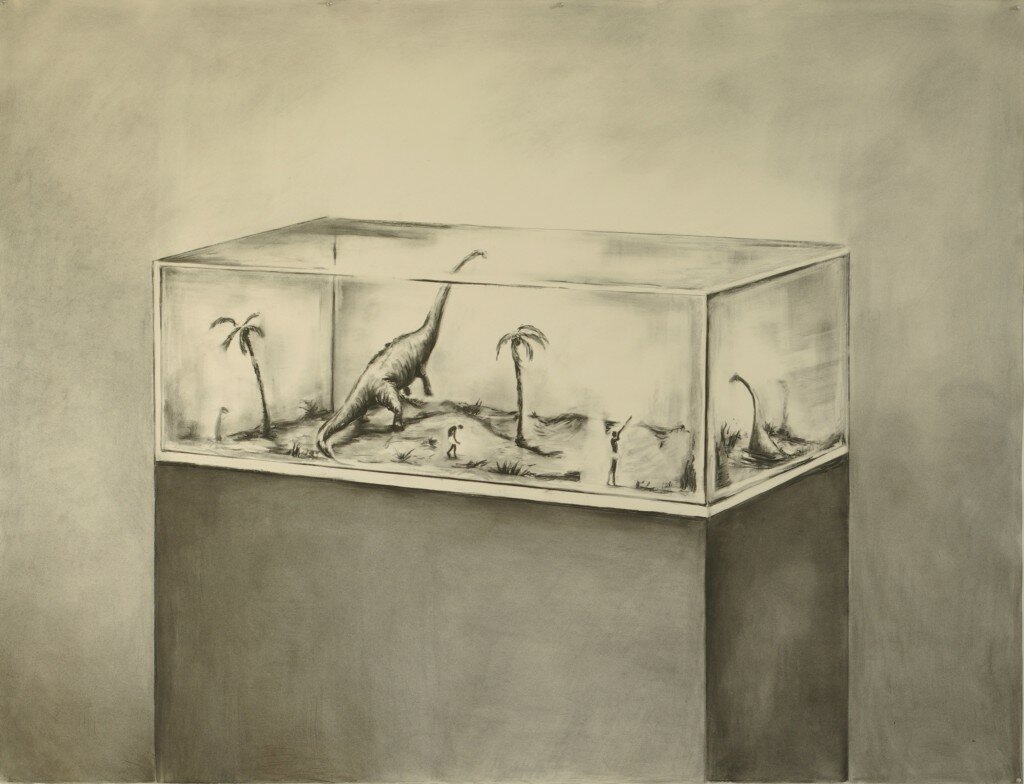 charcoal on paper